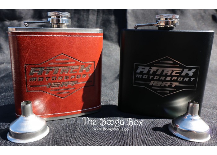Attack Motorsport 6oz Flask