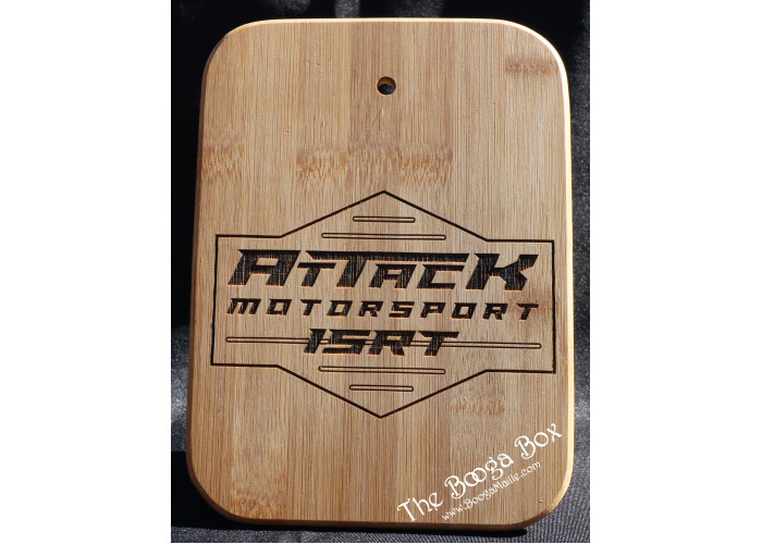 Attack Motorsport Small Cutting Board w/ Hole