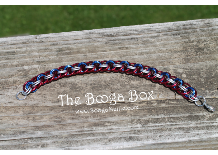 Kinged Basket Bracelet - Anodized Aluminum Kinged Basket Bracelet - Anodized Aluminum