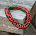 Box Chain Stretchy Bracelet - Anodized Aluminum Box Chain Stretchy Bracelet - Anodized Aluminum
