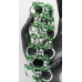 Stepping Byzantine Cuff Bracelet - Anodized Aluminum