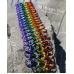 European 4-1 Rainbow Cuff Bracelet Medium - Anodized Aluminum