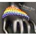 European 4-1 Rainbow Stretchy Cuff Bracelet Medium - Anodized Aluminum