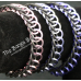 Half-Persian 3-1 Medium Stretchy Bracelet - Anodized Aluminum