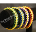 Half-Persian 3-1 Medium Stretchy Bracelet - Anodized Aluminum