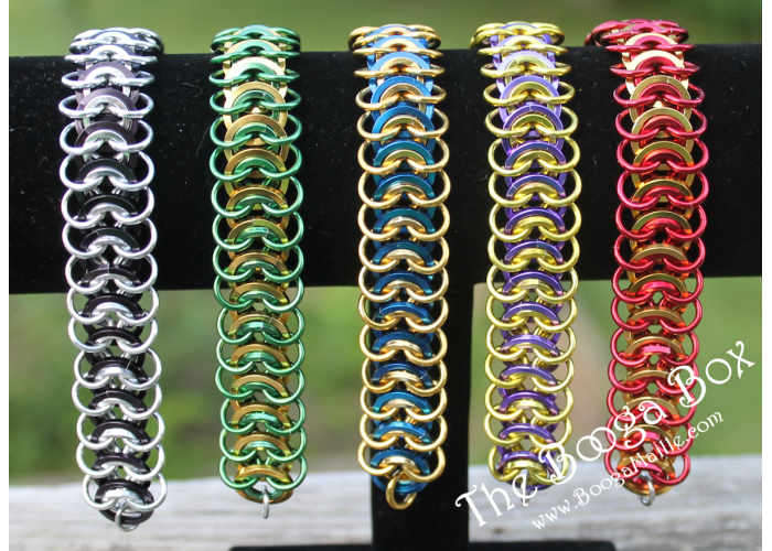 Millipede Large Square Bracelet - Anodized Aluminum Millipede Large Square Bracelet - Anodized Aluminum