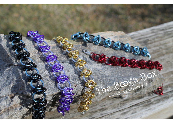 Winged Connections Bracelet - Anodized Aluminum Winged Connections Bracelet - Anodized Aluminum