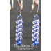 Box Chain Earrings - Anodized Aluminum Box Chain Earrings - Anodized Aluminum