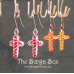 Cross Earrings - Anodized Aluminum Cross Earrings - Anodized Aluminum