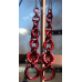 Graduated 2-Ring Mobius Earrings - Anodized Aluminum Graduated 2-Ring Mobius Earrings - Anodized Aluminum