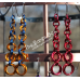 Graduated 2-Ring Mobius Earrings - Anodized Aluminum Graduated 2-Ring Mobius Earrings - Anodized Aluminum