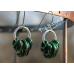 Hanging Rings Earrings - Anodized Aluminum Hanging Rings Earrings - Anodized Aluminum