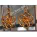 Helm Circle Earrings - Anodized Aluminum Helm Circle Earrings - Anodized Aluminum