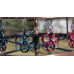 Helm Circle Earrings - Anodized Aluminum Helm Circle Earrings - Anodized Aluminum
