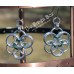 Helm Circle Earrings - Anodized Aluminum Helm Circle Earrings - Anodized Aluminum