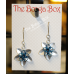 Mini Scale Flower Earrings – Anodized Aluminum Mini Scale Flower Earrings – Anodized Aluminum