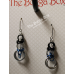 Mini Snowman Earrings - Anodized Aluminum Mini Snowman Earrings - Anodized Aluminum