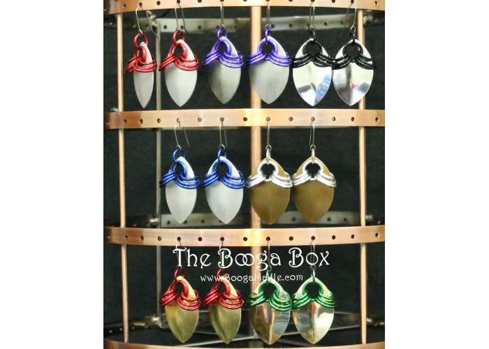 Pharaoh Large Scale Earrings – Anodized Aluminum Pharaoh Large Scale Earrings – Anodized Aluminum