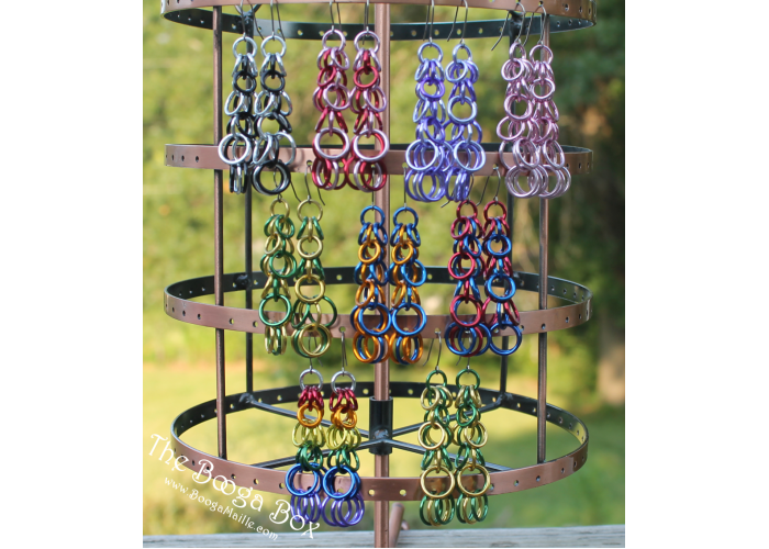 Shaggy Loops Earrings - Anodized Aluminum Shaggy Loops Earrings - Anodized Aluminum