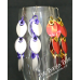 Small Dangle Scale Earrings – Anodized Aluminum Small Dangle Scale Earrings – Anodized Aluminum