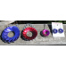 Tiny Turbine Earrings - Anodized Aluminum Tiny Turbine Earrings - Anodized Aluminum
