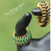 European 4-1 Stretchy Finger Ring - Anodized Aluminum European 4-1 Stretchy Finger Ring - Anodized Aluminum