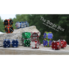 Dice 1"Round Tag - Anodized Aluminum Dice 1"Round Tag - Anodized Aluminum