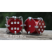 Dice 1"Round Tag - Anodized Aluminum Dice 1"Round Tag - Anodized Aluminum