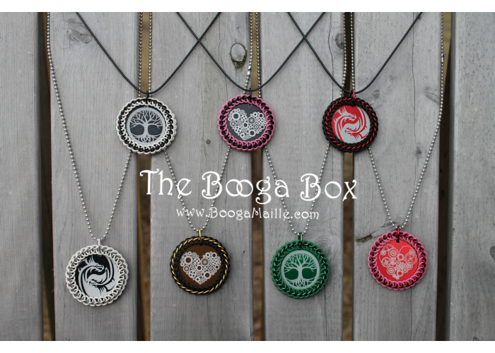 1.5" Round Wrapped Laser Etched Tags - Anodized Aluminum 1.5" Round Wrapped Laser Etched Tags - Anodized Aluminum