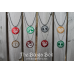 1.5" Round Wrapped Laser Etched Tags - Anodized Aluminum 1.5" Round Wrapped Laser Etched Tags - Anodized Aluminum