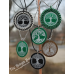 1.5" Round Wrapped Laser Etched Tags - Anodized Aluminum 1.5" Round Wrapped Laser Etched Tags - Anodized Aluminum