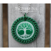 1.5" Round Wrapped Laser Etched Tags - Anodized Aluminum 1.5" Round Wrapped Laser Etched Tags - Anodized Aluminum
