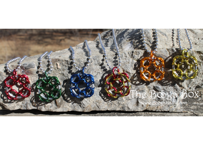 4 Corners Necklace - Anodized Aluminum 4 Corners Necklace - Anodized Aluminum