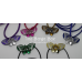 Butterfly Small Etched Necklace - Anodized Aluminum Butterfly Small Etched Necklace - Anodized Aluminum