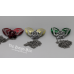 Butterfly Small Etched Necklace - Anodized Aluminum Butterfly Small Etched Necklace - Anodized Aluminum
