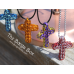 Cross Necklace - Anodized Aluminum