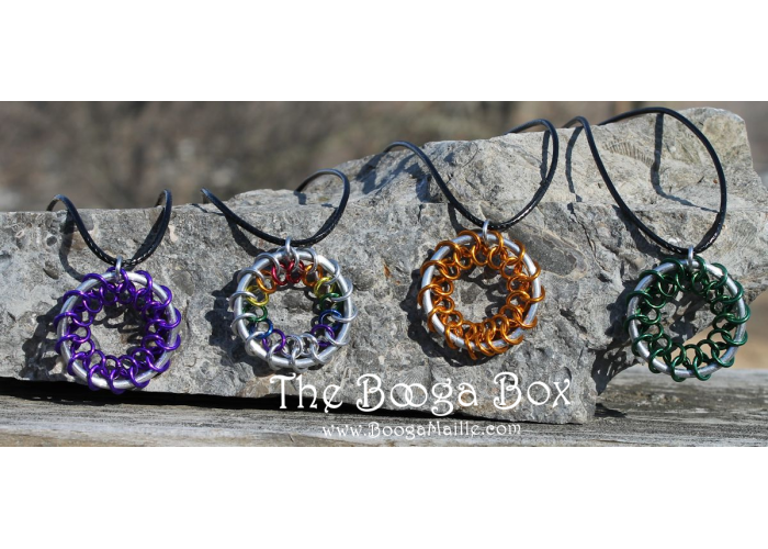 Donuts Necklace - Anodized Aluminum