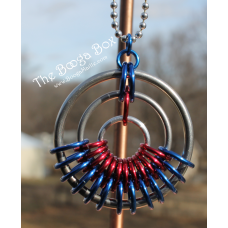 Half Emperor Pendant Necklace - Anodized Aluminum/Stainless Steel