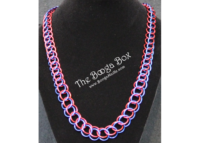 Half-Persian 3-1 Graduated Necklace - Anodized Aluminum