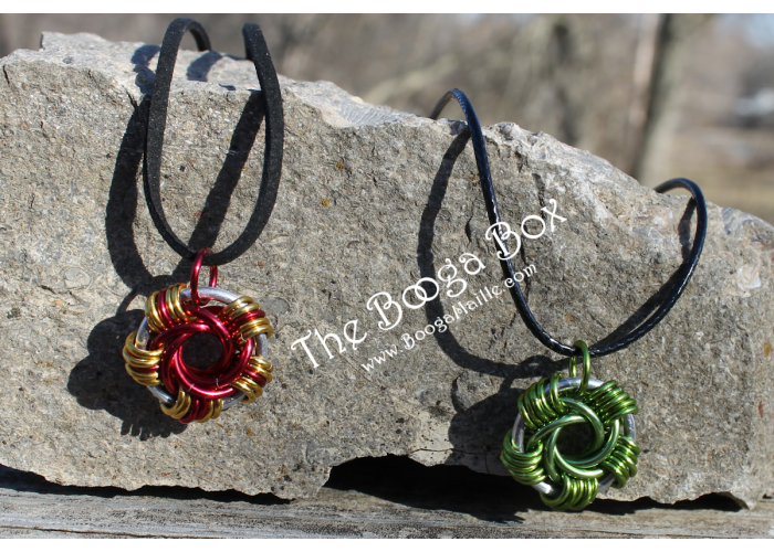 Maillestorm Pendant Necklace - Anodized Aluminum