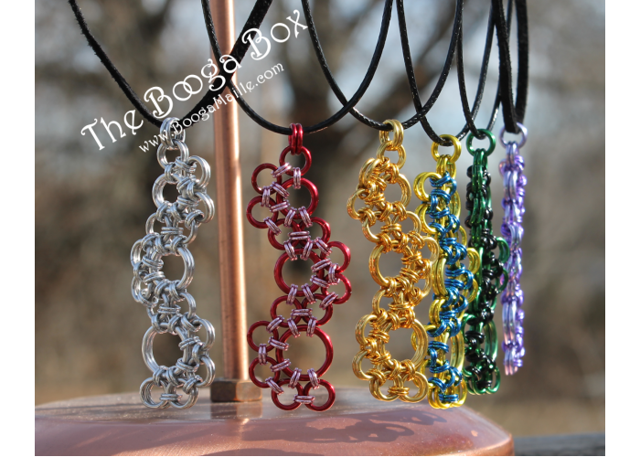 Stepping Stone Necklace - Anodized Aluminum Stepping Stone Necklace - Anodized Aluminum