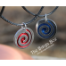 Timey Wimey Swirl Pendent - Stainless Steel/Anodized Aluminum