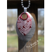 XL Double Damascus Etched Necklace - Anodized Aluminum