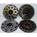 Shield Coaster 3" - Anodized Aluminum Shield Coaster 3" - Anodized Aluminum