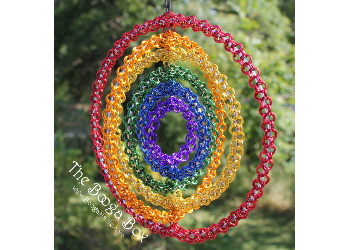 3-D Orbital Rainbow - Anodized Aluminum 3-D Orbital Rainbow - Anodized Aluminum