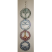 4 Elements Wall Hanging - Anodized Aluminum 4 Elements Wall Hanging - Anodized Aluminum