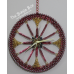 12" Wall Clock Gold and Red- Anodized Aluminum 12" Wall Clock Gold and Red- Anodized Aluminum